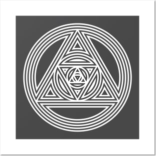 Interlocking Triangles - Awesome Sacred Geometry Design Posters and Art